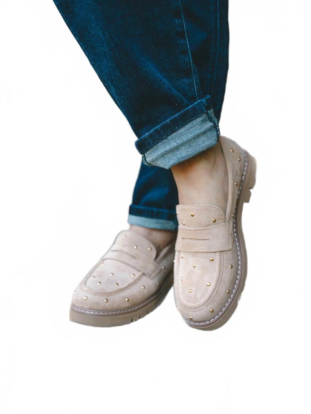 NEW CORKYS FOOTWEAR women's stud muffin loafers in sandstone